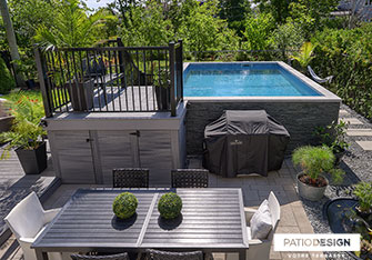 Fiberon Terrace by Patio Design inc.