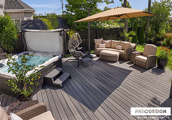 Terrasse Fiberon par Patio Design inc.