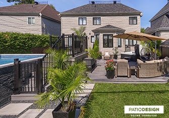 Terrasse Fiberon par Patio Design inc.