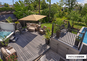 Terrasse Fiberon par Patio Design inc.