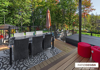 Terrasse Fiberon par Patio Design inc.