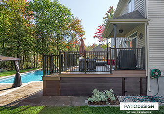 Terrasse Fiberon par Patio Design inc.