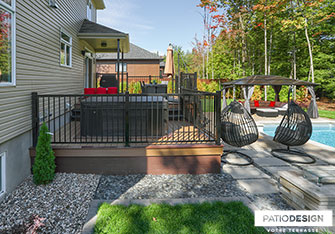 Terrasse Fiberon par Patio Design inc.