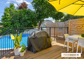 Terrasse Fiberon par Patio Design inc.