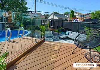 Terrasse Fiberon par Patio Design inc.