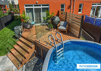 Terrasse Fiberon par Patio Design inc.