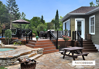 Terrasse en Trex par Patio Design inc.