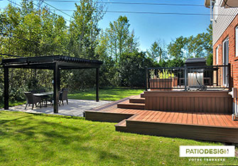 Terrasse en Trex par Patio Design inc.