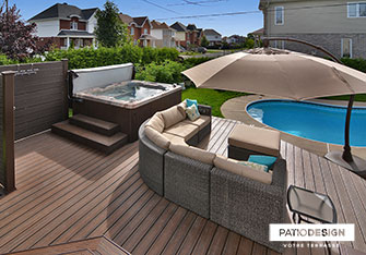 Terrasse en Trex par Patio Design inc.