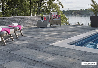 Dalles Permacon Mondrian Plus par Patio Design inc.