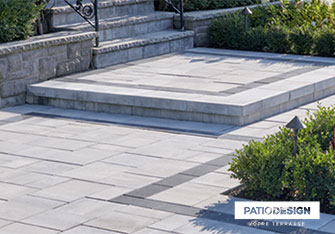 Pavé Permacon Melville 80 Petit Rectangle par Patio Design inc.