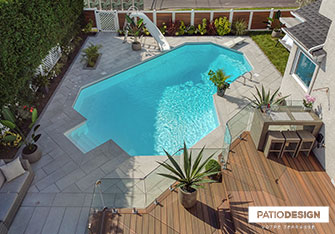 Steel Inground Pool par Patio Design inc.