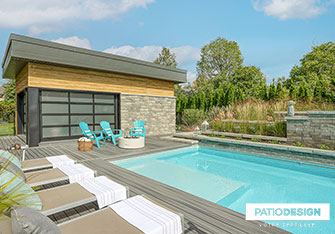 Piscine creusée en coffrage isolant par Patio Design inc.