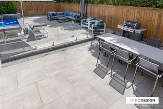 Pavés Rinox Proma Quadra, Gris ciel par Patio Design inc.