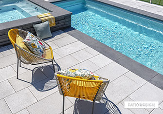 Pavés Rinox Aquarino, Gris arctique par Patio Design inc.