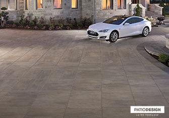 Pavé Rinox Proma Quadra, Gris ciel par Patio Design inc.