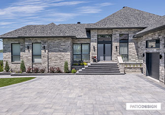 Pavé Rinox Proma XL, Charbon cendré par Patio Design inc.