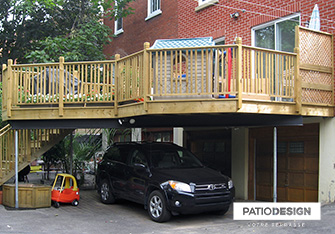 Structures d'acier par Patio Design inc.