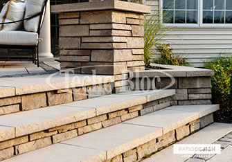 Pavés Techo-Bloc par Patio Design inc.