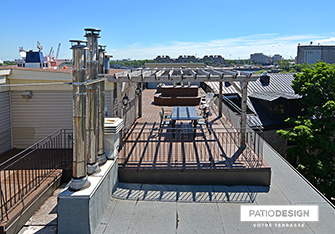 Toit-terrasse par Patio Design inc.