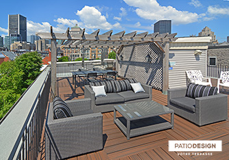 Toit-terrasse par Patio Design inc.