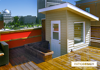 Toit-terrasse par Patio Design inc.