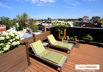 Toit-terrasse par Patio Design inc.