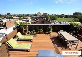 Toit-terrasse par Patio Design inc.