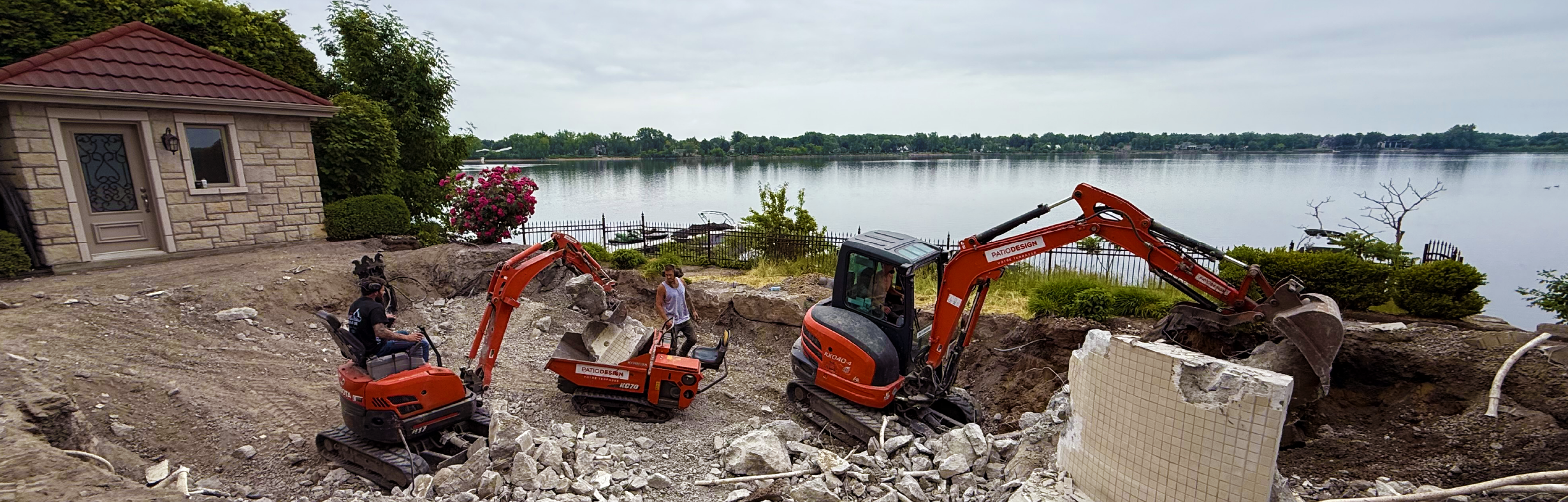 Démolition piscine - Patio Design