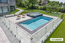 Patio avec Piscine par Patio Design inc.